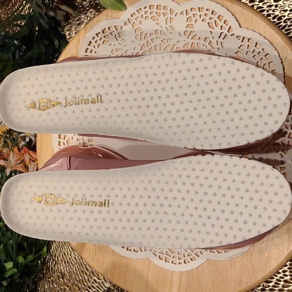 Air Cushion Lace Up Walking Pink Sneakers - Picture 8 of 12